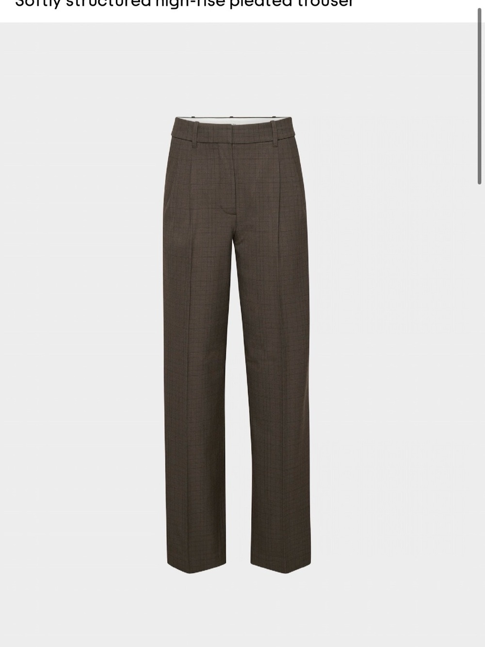Aritzia Effortless Pant in Sanford Chk 10 Tall